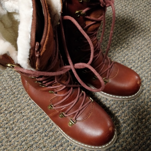 Warm Winter Boots, Sherpa Lined, Royal Canadian - Picture 7 of 8